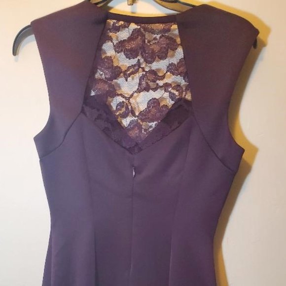 CB Established 1962 Eggplant Dress Size4 - Picture 2 of 7
